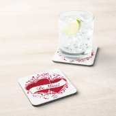 Dessous-de-verre Be Mine ! Red Hearts (Côté Droit)