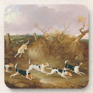 Dessous-de-verre Beagles entièrement…, 1845 (huile sur la toile)