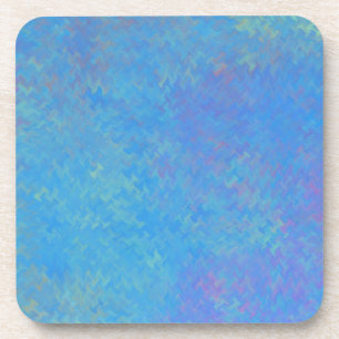 Dessous-de-verre Beau papier bleu marbré