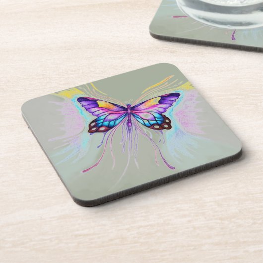 Dessous-de-verre Beau Papillon (Côté gauche)