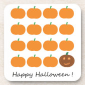 Dessous-de-verre Beau Patch Citrouille Halloween (Devant)