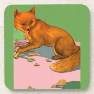 Dessous-de-verre beau renard