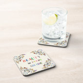 Dessous-de-verre Beauté Dans Chaque Ombre Beverage Caster (Côté Droit)