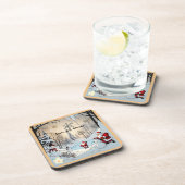 Dessous-de-verre "Beauté de cristal de glace" (Côté Droit)