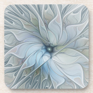 Dessous-de-verre Beauté Élégante Fleur d'Art Abstrait Moderne Fract