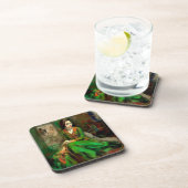 Dessous-de-verre Beauté en vert (Côté Droit)