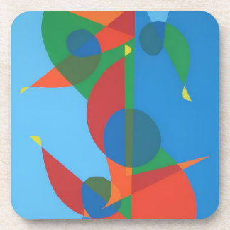 Dessous-de-verre Beautiful and Vibrant Colors! plastic coaster