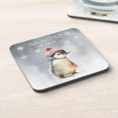 Dessous-de-verre Bébé C'est froid dehors vacances de pingouin (Côté gauche)