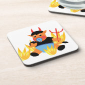 Dessous-de-verre bébé diable (Côté gauche)