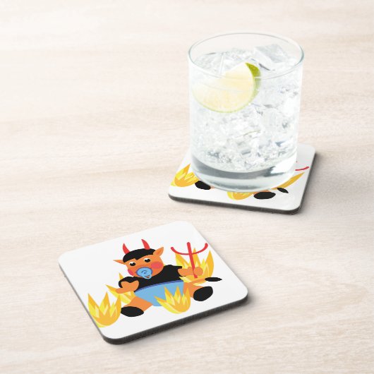 Dessous-de-verre bébé diable (Côté Droit)