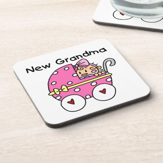 Dessous-de-verre Bébé Fille Nouveau grand-mère Cadeaux (Côté gauche)