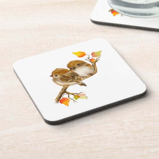 Dessous-de-verre Bébé mignon Bruants (Côté gauche)