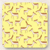 Dessous-de-verre Bébé mignon cerf et famille (Devant)