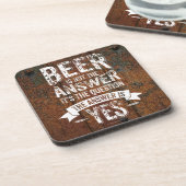 Dessous-de-verre Beer is Not the Answer (Côté gauche)