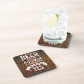 Dessous-de-verre Beer is Not the Answer (Côté Droit)