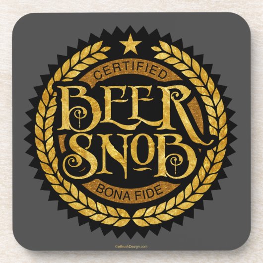 Dessous-de-verre Beer Snob (Devant)