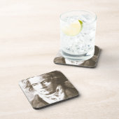 Dessous-de-verre Beethoven À Sepia (Côté Droit)