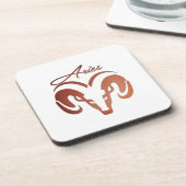 Dessous-de-verre Bélier en bronze du zodiaque (Côté gauche)