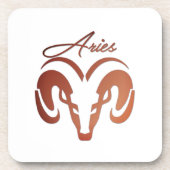 Dessous-de-verre Bélier en bronze du zodiaque (Devant)