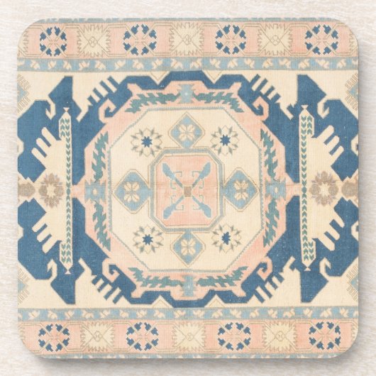 Dessous-de-verre Belle antiquité orientale Kilim Rug (Devant)