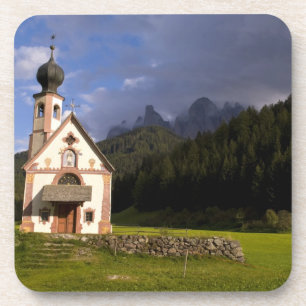 Dessous-de-verre Belle église isolée et solitaire appelée Rainui