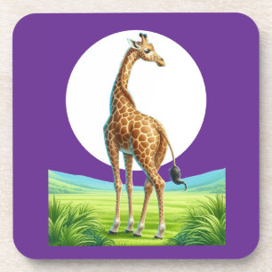 Dessous-de-verre belle girafe