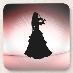 Dessous-de-verre Belle Gitane Joue du Violon