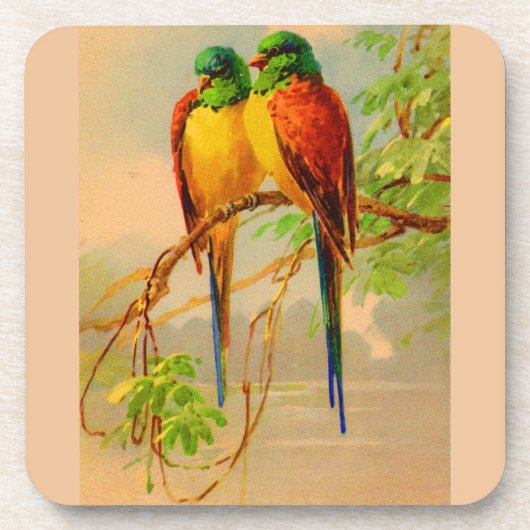 Dessous-de-verre belle impression d'oiseaux (Devant)