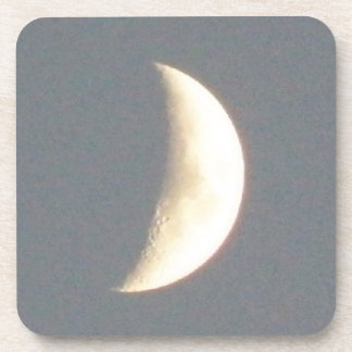 Dessous-de-verre Belle lune de croissant de cire à Dusk Cork Coaste