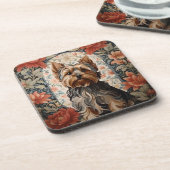 Dessous-de-verre Belle Yorkie | Yorkshire Terrier Portrait (Côté gauche)