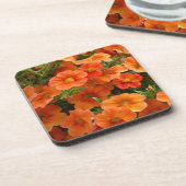 Dessous-de-verre Belles fleurs de pétunia orange (Côté gauche)