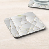 Dessous-de-verre Belles lignes d'or (Côté gauche)