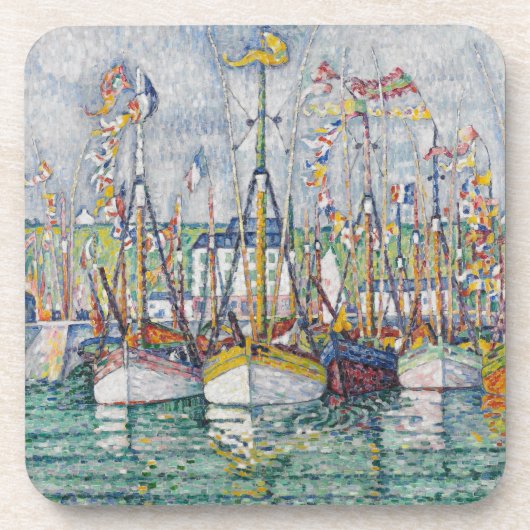 Dessous-de-verre Bénédiction de la flotte de thon chez Groix, 1923 (Devant)
