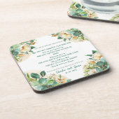 Dessous-de-verre Bénédiction irlandaise ancienne sur poussière d'or (Côté gauche)