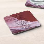 Dessous-de-verre Bénédiction Mariage Apache, Cadeau Anniversaire (Côté gauche)