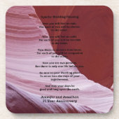 Dessous-de-verre Bénédiction Mariage Apache, Cadeau Anniversaire (Devant)