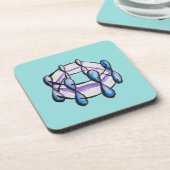 Dessous-de-verre Benzene Molecule Chimie Organique Enseignant (Côté gauche)