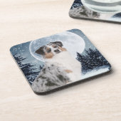 Dessous de verre bergers australiens (Côté gauche)