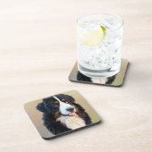 Dessous-de-verre Bernese Mountain Dog Portrait (Côté Droit)