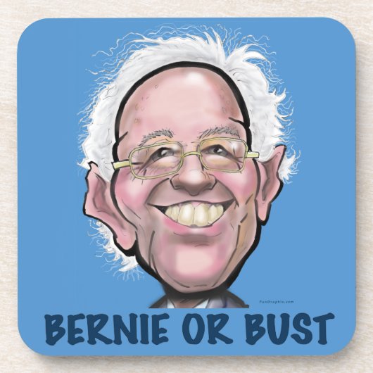 DESSOUS-DE-VERRE BERNIE OU BUST (Devant)