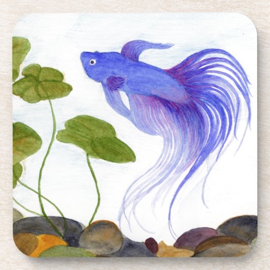 Dessous-de-verre Bêta bleu (Devant)