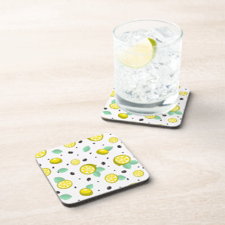 Dessous-de-verre Beverage coaster avec un motif moderne de feuilles