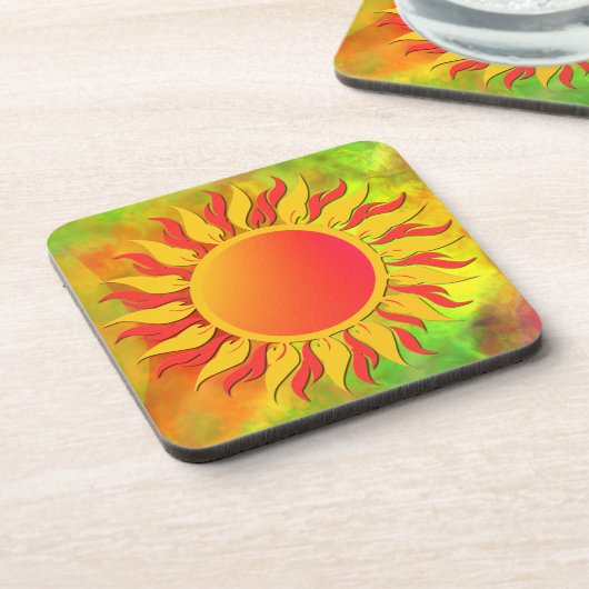 Dessous-de-verre Beverage solaire (Côté gauche)