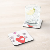 Dessous-de-verre BFF. Best Friends Forever : I Love You Art Print (Côté Droit)