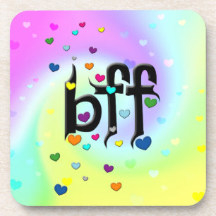 Dessous-de-verre bff ~ coeurs