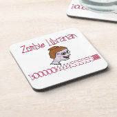 Dessous-de-verre Bibliothécaire zombie (Côté gauche)