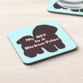 Dessous-de-verre Bichon Frise BFF (Côté gauche)