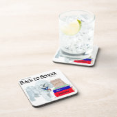 Dessous-de-verre Bichon Frise Retour à l'école (Côté Droit)