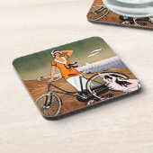 Dessous-de-verre Bicyclette Ad, 1925 (Côté gauche)