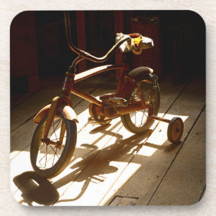 Dessous-de-verre Bicyclette d'enfant à l'ancienne minoterie